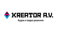 Сайт-витрина для компании «KREATOR A.V. - Проектного дистрибьютора аудиовизуального оборудования.